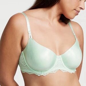 Victoria's Secret Push-up Without Padding Bra Mint Green